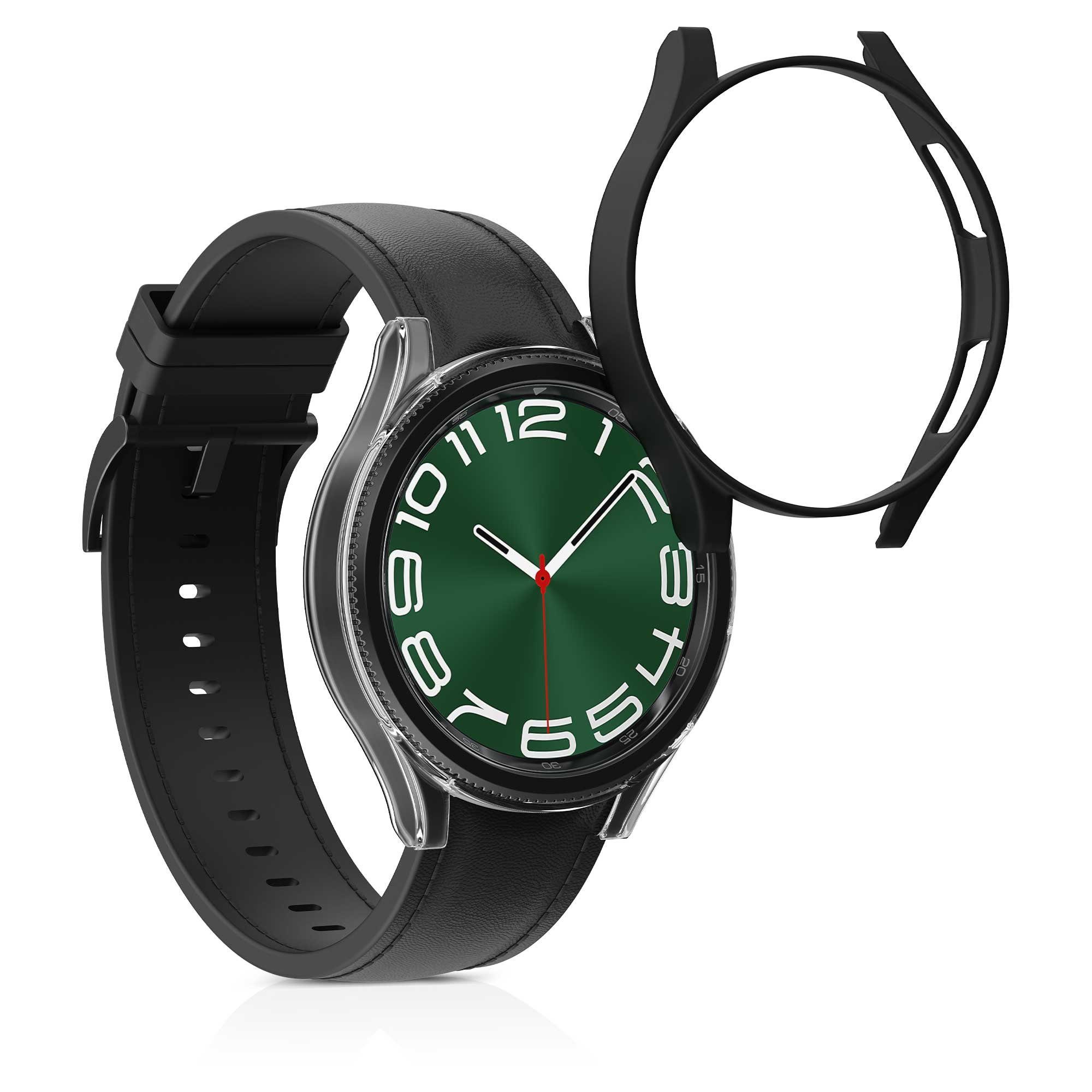 kwmobile Smartwatch-Hülle 2x Hülle für Samsung Galaxy Watch 6 Classic 47mm, Fitnesstracker Case Set - ohne Tracker