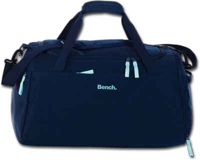 Bench. Sporttasche Bench Damen Sporttasche Nylon blau, Damen Tasche Nylon blau, groß 50x30x29cm, uni