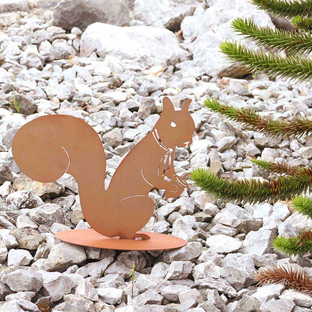 Felix H, Gartenfigur 440s 440s Eichhörnchen Rost (Stück) ca 34cm