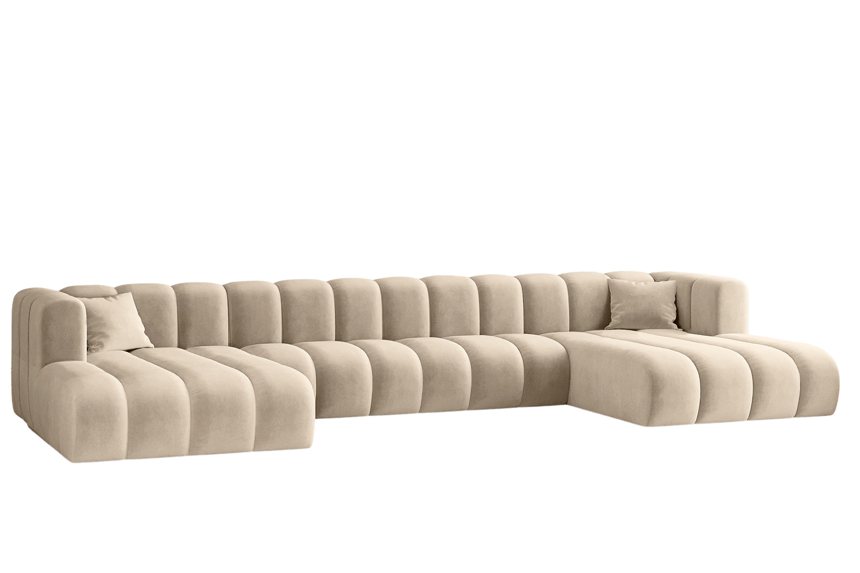 Kaiser Möbel Ecksofa U-form Sofa Grand U XL modular stoff Haga und Salvador günstig online kaufen