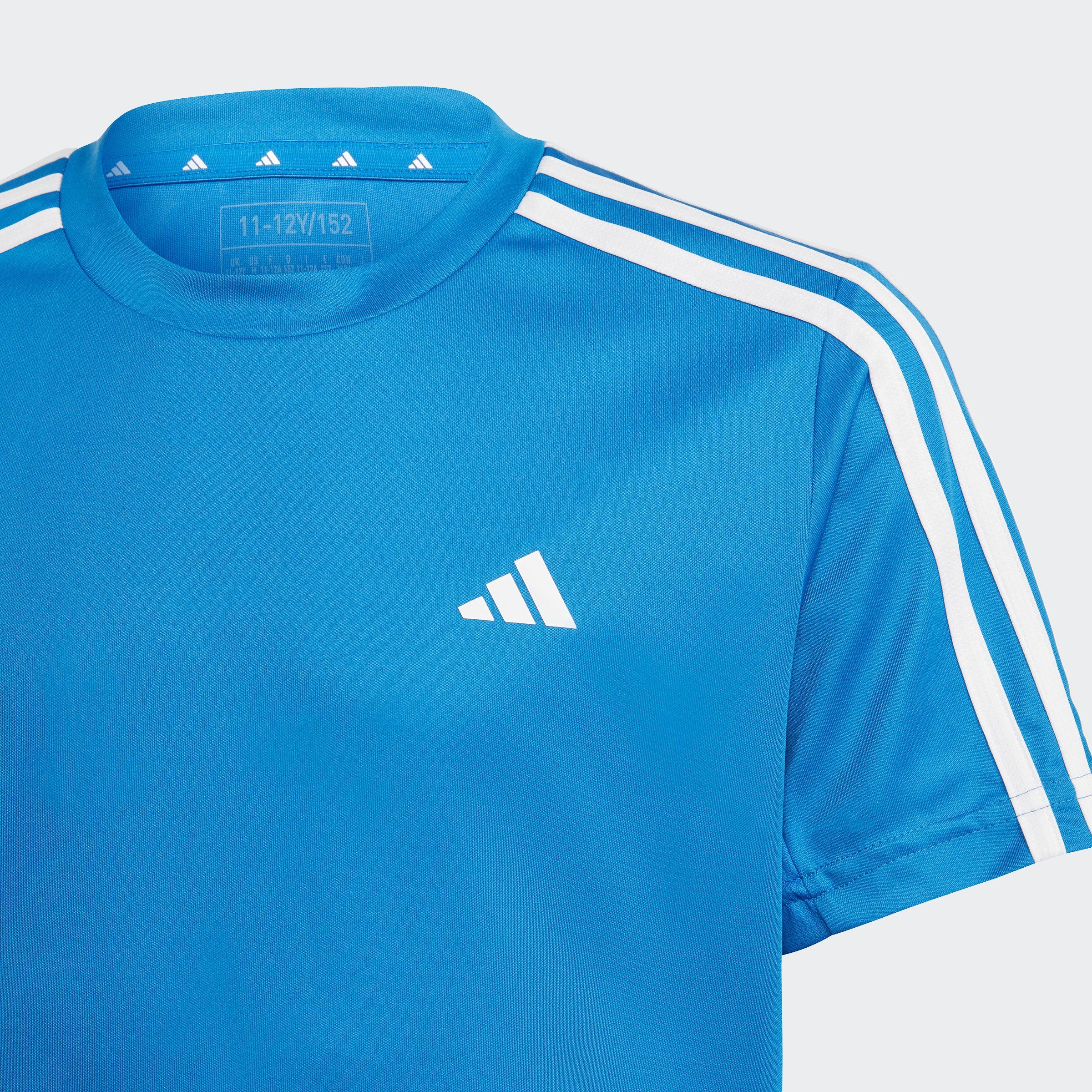 3-STREIFEN TRAIN REGULAR-FIT ESSENTIALS AEROREADY adidas Bright White Royal T-Shirt Sportswear /