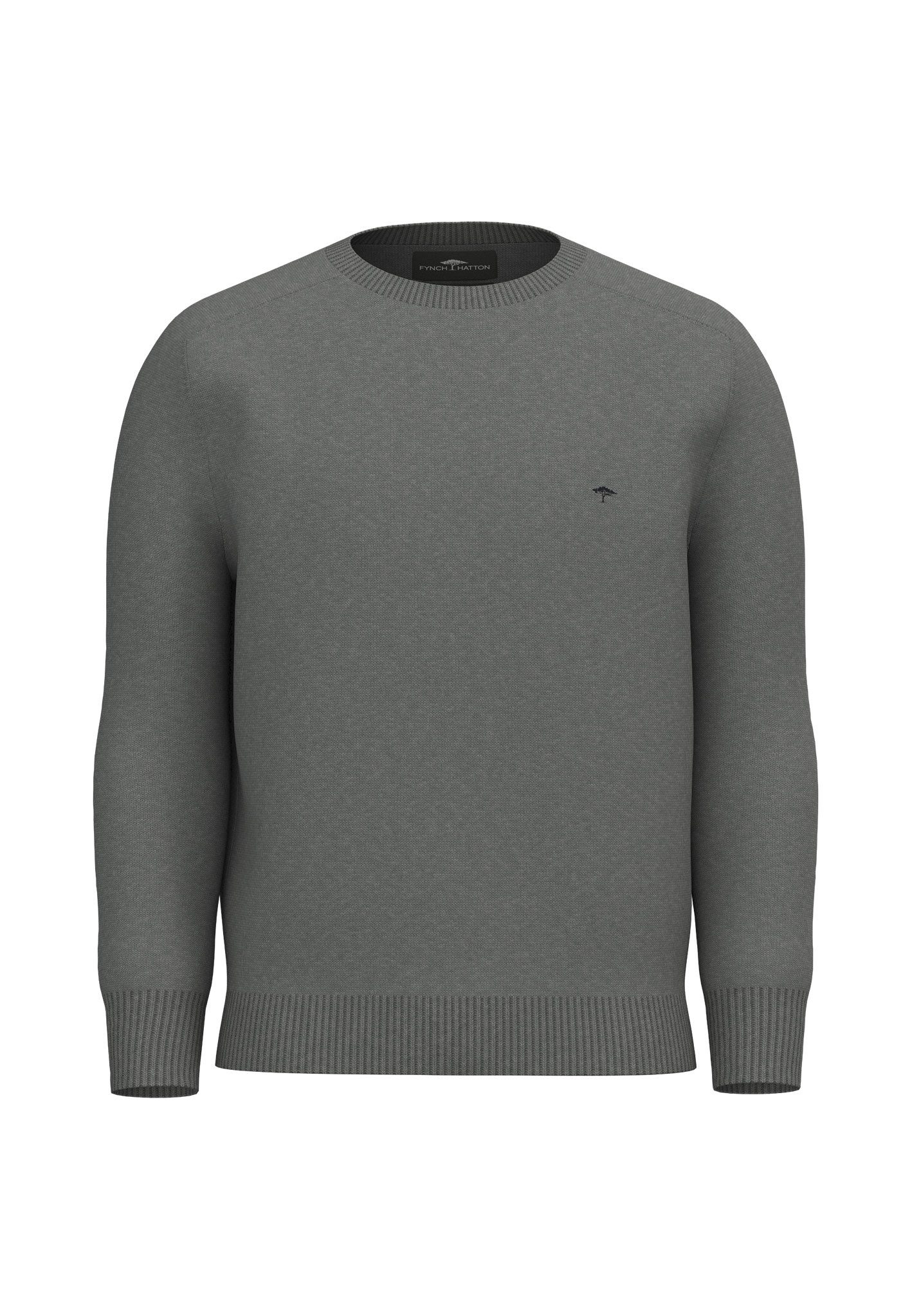 FYNCH-HATTON Strickpullover mit Logo-Stickerei günstig online kaufen