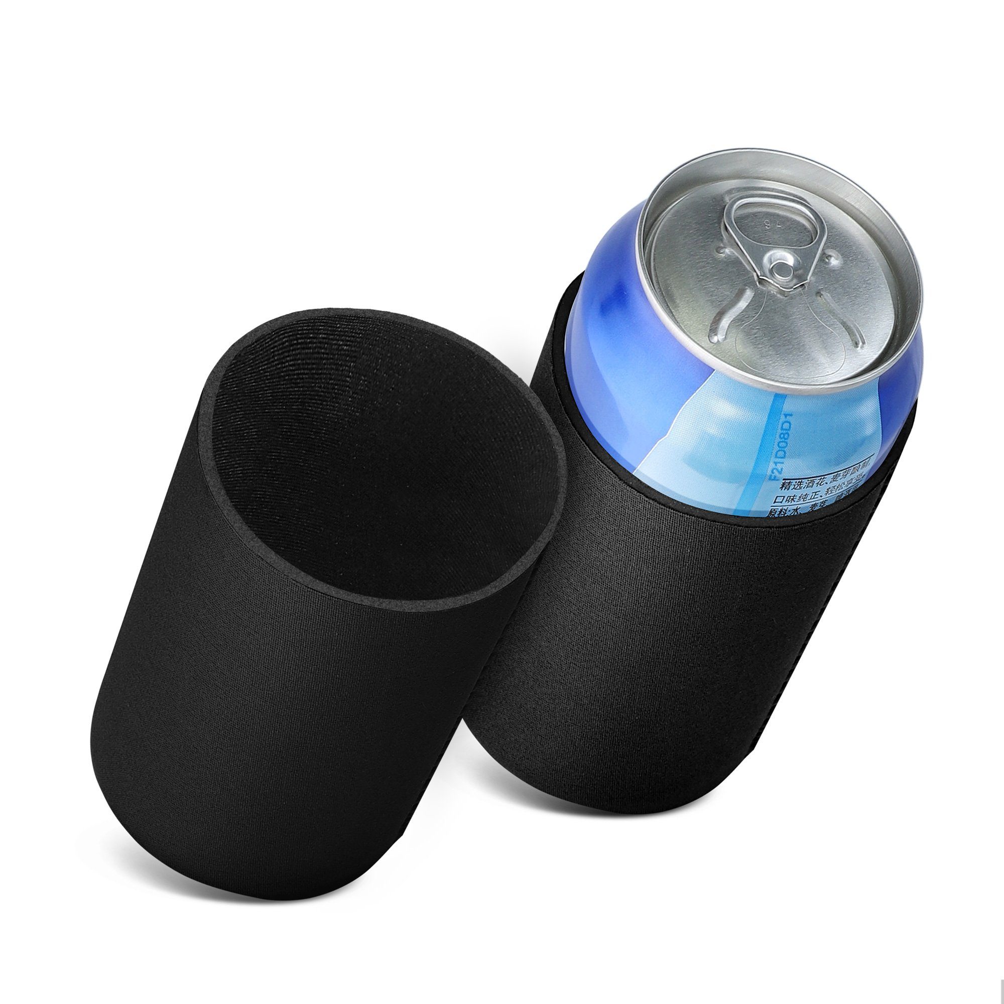 kwmobile Outdoor-Flaschenkühler 2x 330ml / 355ml Dose Dosenkühler, für Bierdosen und andere Getränkedosen - 6,5 x 10 cm