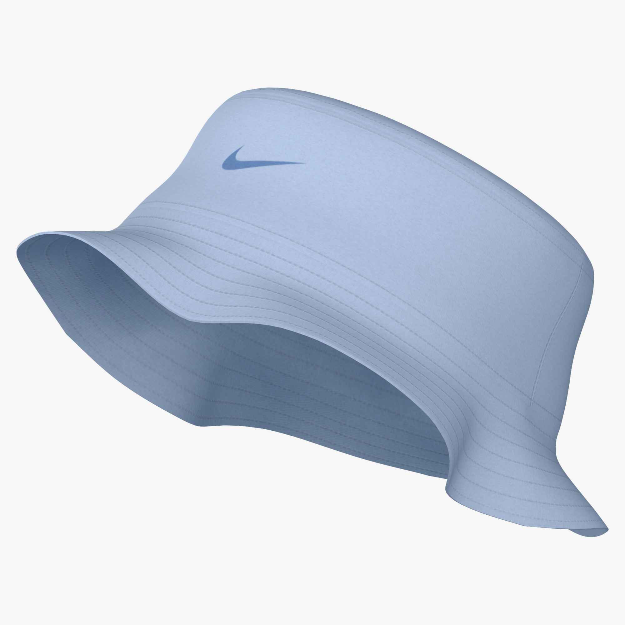 Nike Sportswear Fischerhut U NK APEX BUCKET SQ SWSH L mit umlaufendem Schirm, aus Polyester, mittellanges Design