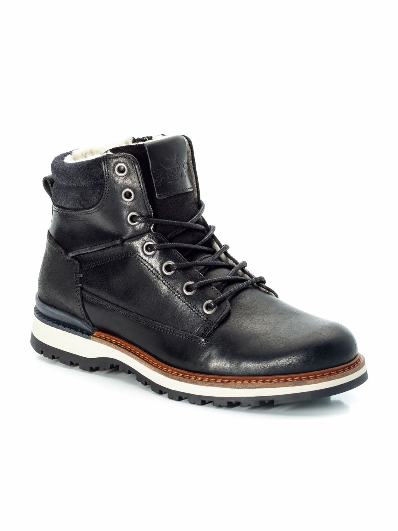 Walbusch Herren Thermo Stiefel Rindleder warm gefüttert Profilsohle Weite G Stiefel Seitlicher Reißverschluss, herausnehmbare Decksohle, rutschfest – Bild 5 von 5