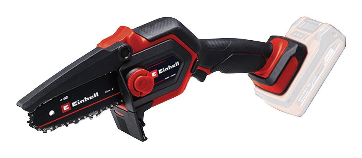 Einhell Akku-Kettensäge Power X-Change GE-PS 18/15 Li BL-Solo, 15,8 cm Schwertlänge, mit bürstenlosem Motor