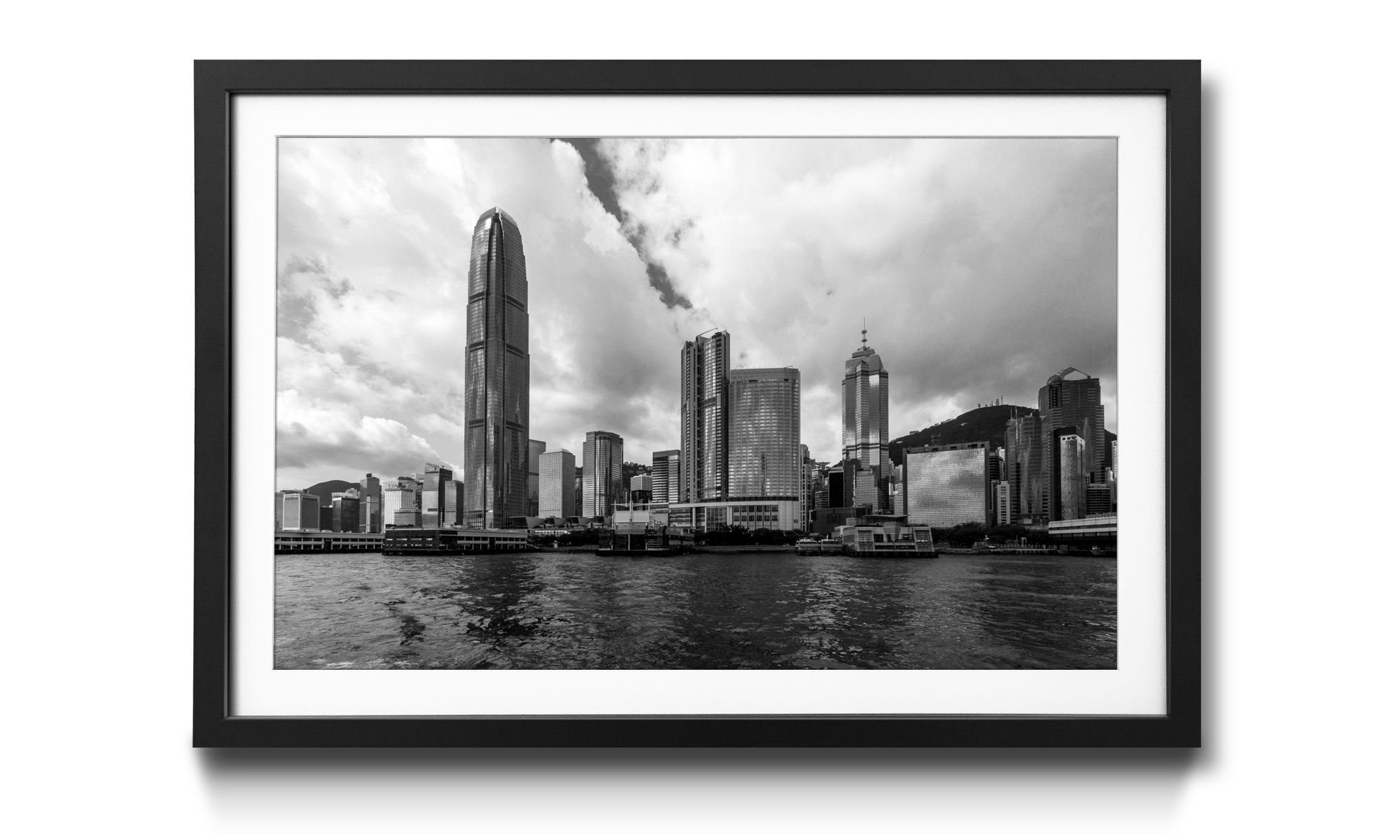 WandbilderXXL Kunstdruck Hong Kong Skyline, Städte, Wandbild, in 4 Größen erhältlich