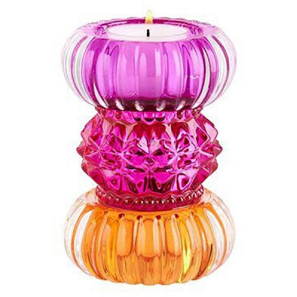 Giftcompany Kerzenhalter Kerzenhalter Sari Rund Orange günstig online kaufen