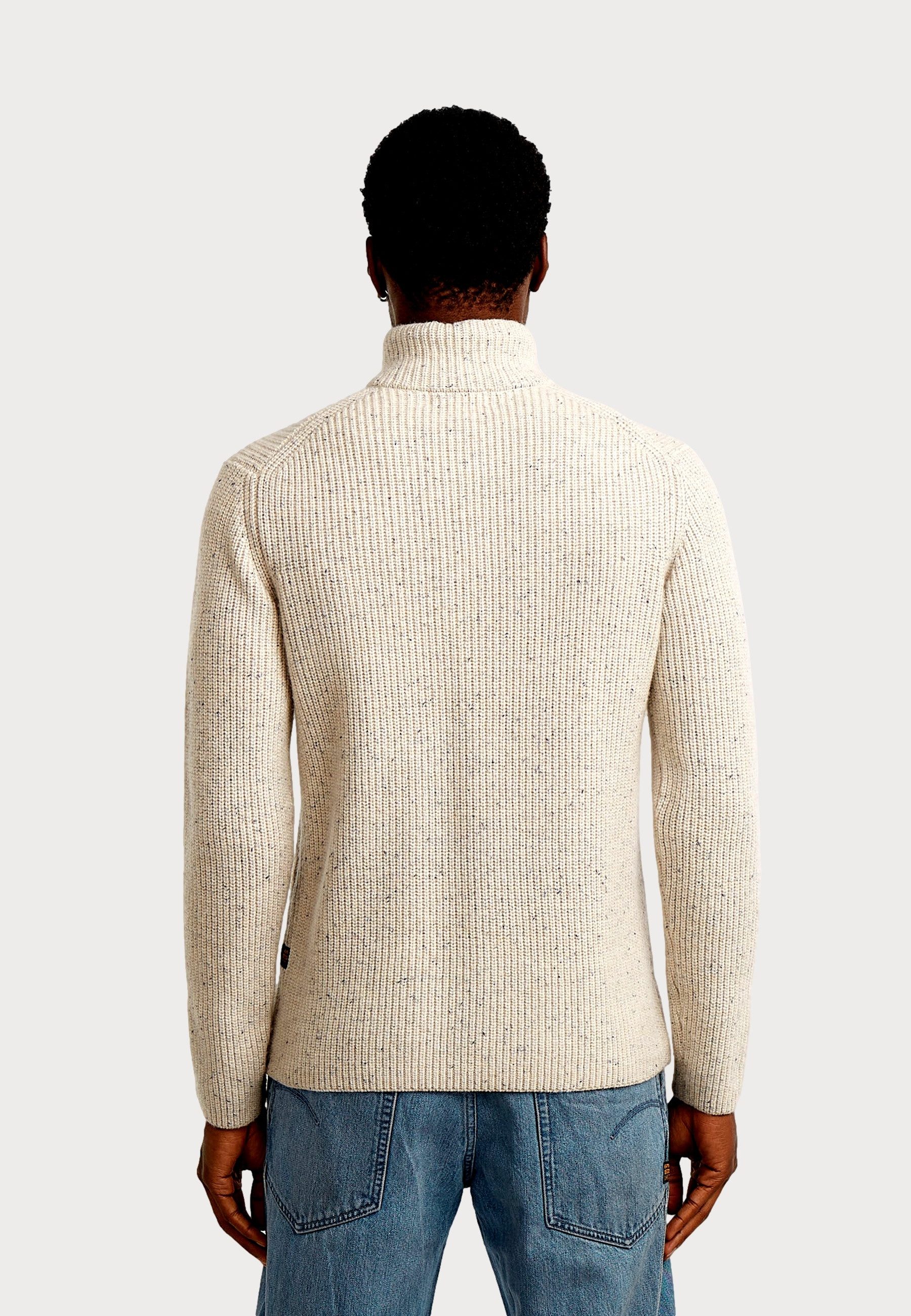 G-STAR Troyer Pullover Double Collar Half Zip Knit (1-tlg)