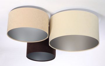 ONZENO Deckenleuchte Trio Pure Excellent 1 75x34x34 cm, einzigartiges Design und hochwertige Lampe