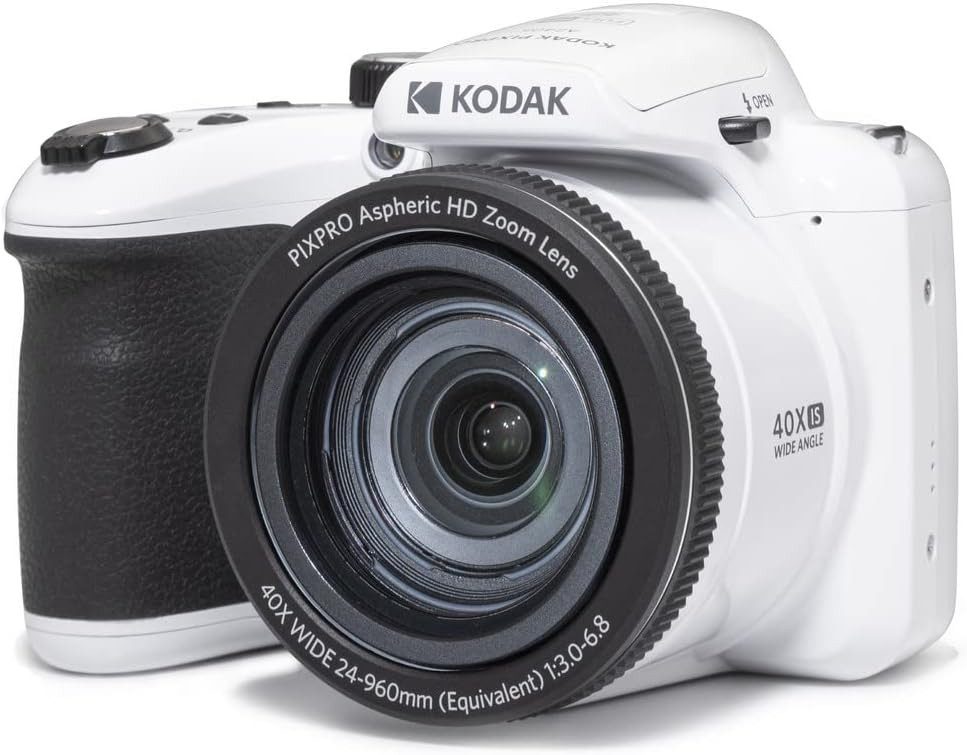 Kodak Pixpro Astro Zoom AZ405 Digitalkamera Bridge-Kamera (Weitwinkelobjektiv, 20 MP, 40x opt. Zoom, 40-facher Zoom, Weitwinkel von 24 mm)