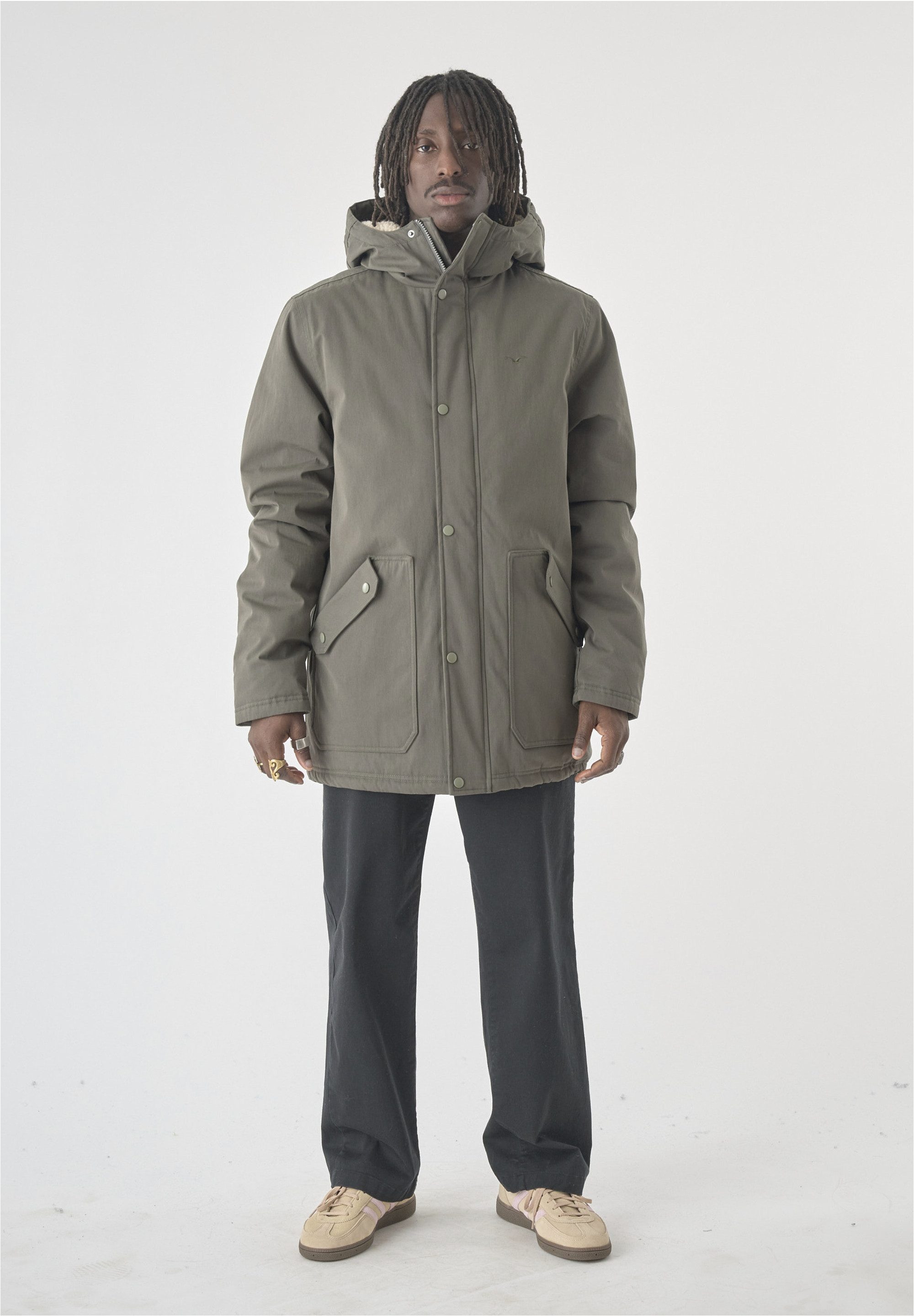 Cleptomanicx Parka Winter Jacket Larum Original mit lockerem Schnitt