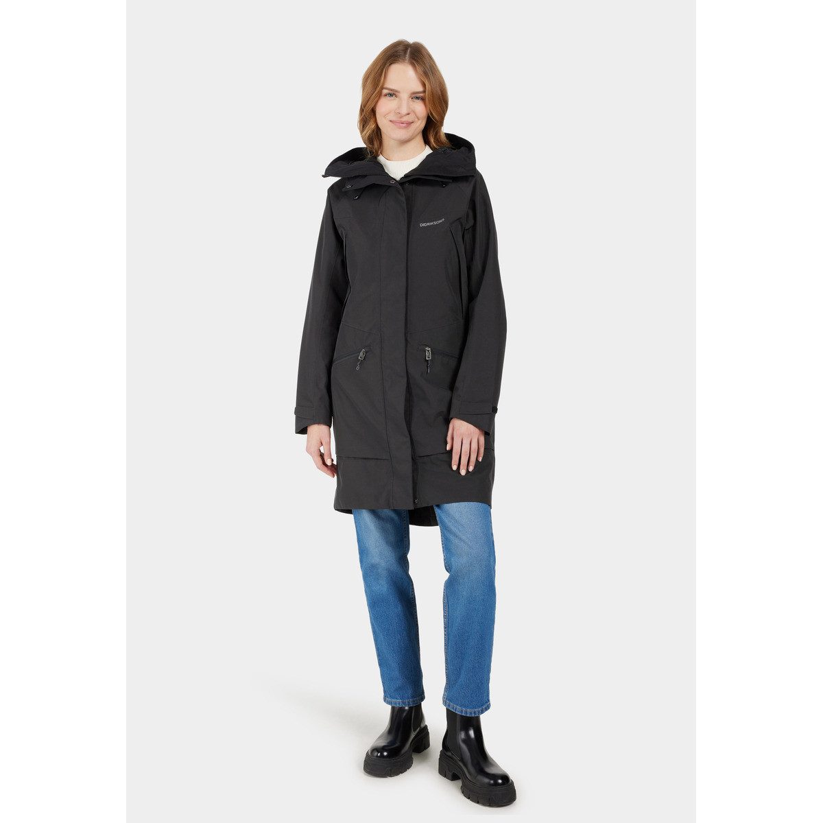 Didriksons Parka Ilma Damen Winterjacke, Wintermantel, Regenmantel, Kapuzenjacke, Funktionsjacke