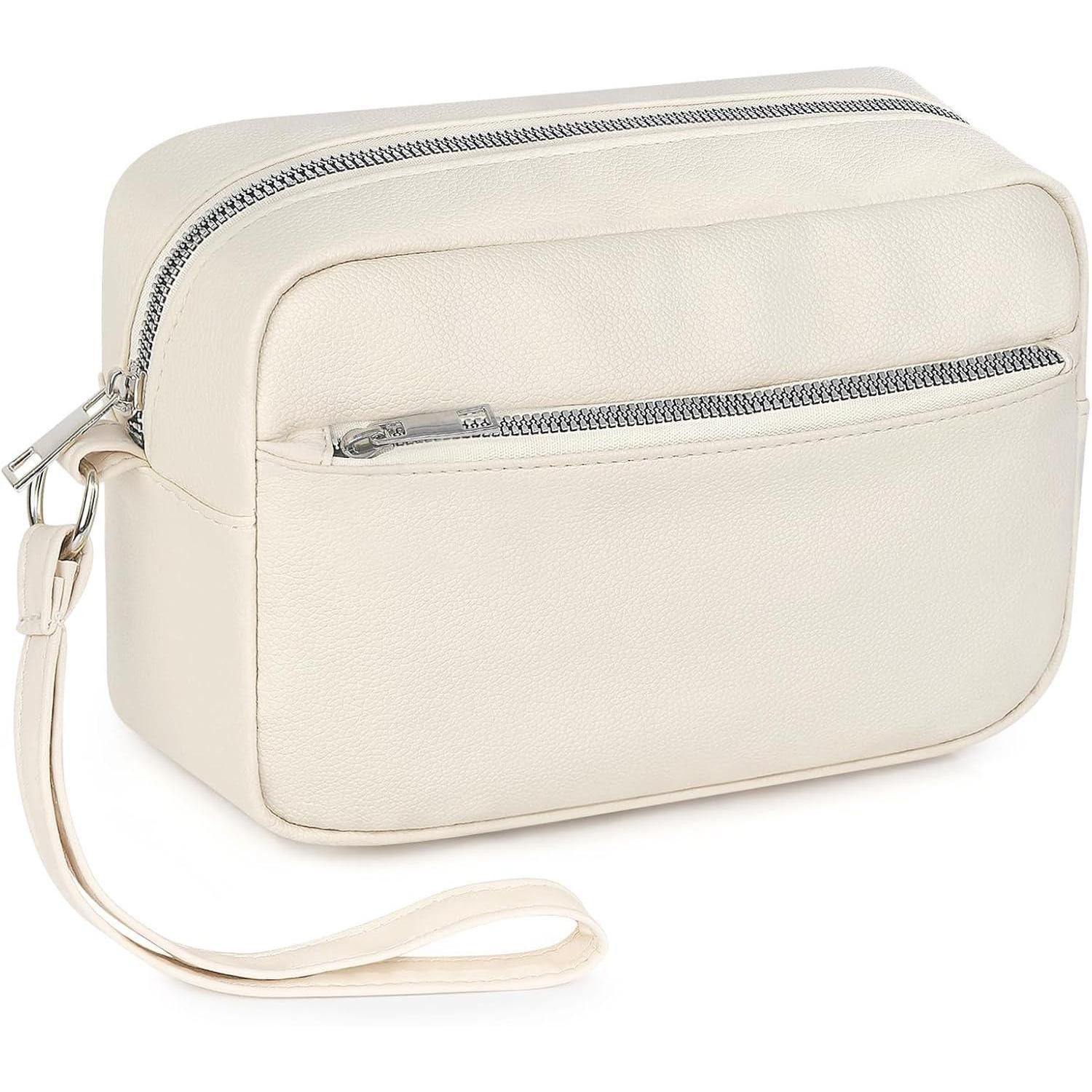 Kulturbeutel Kulturbeutel Damen Herren Reise Kulturtasche weiß 24x14x7cm