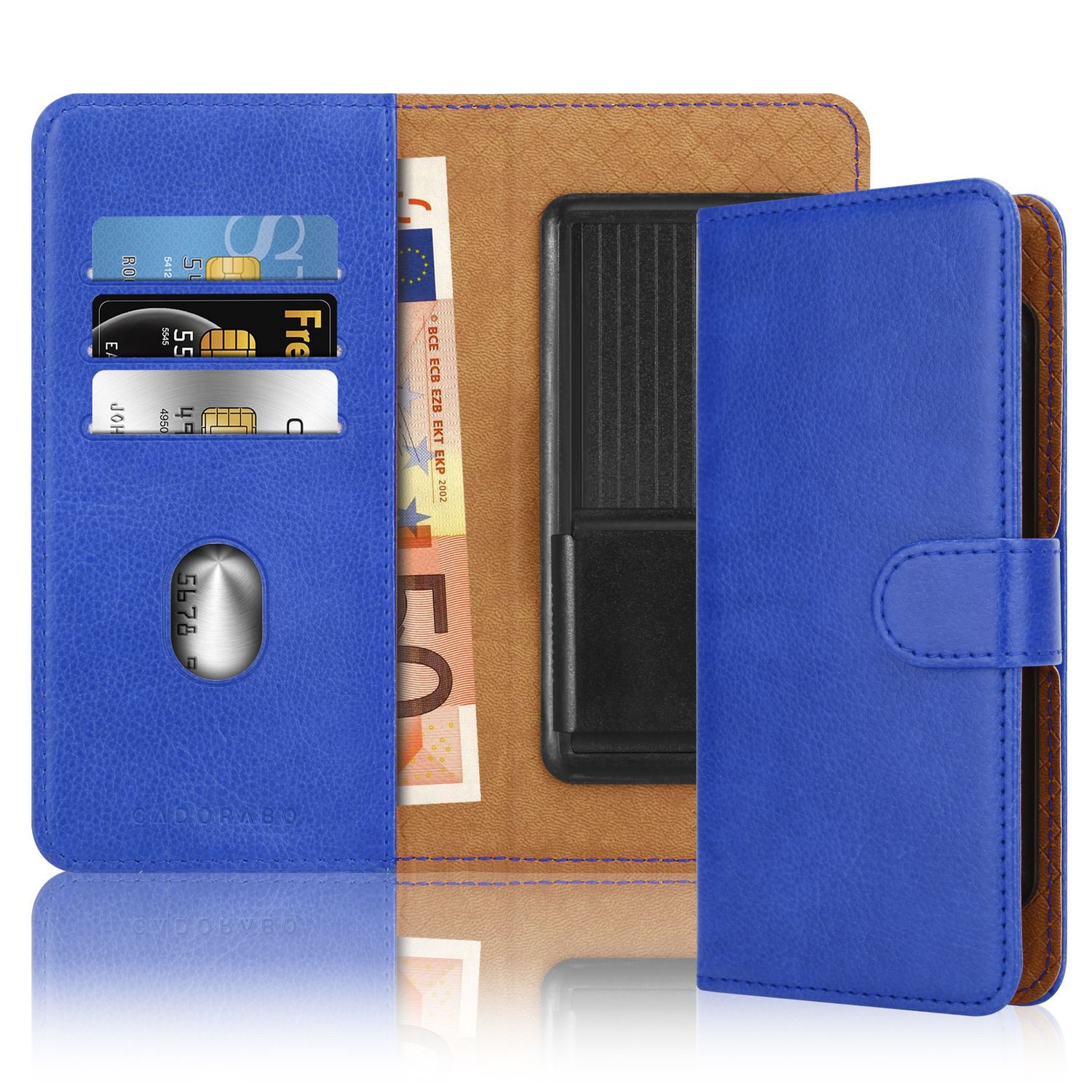Cadorabo Handyhülle für Samsung Galaxy NOTE 8 Hülle Samsung Galaxy NOTE 8, Hülle mit Kartenfach 360 Grad Schutzhülle Flip Case Cover Handytasche