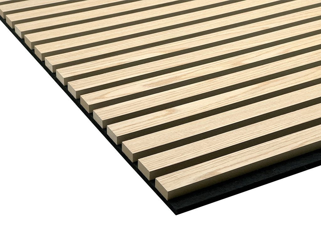 Timefloor Wandpaneel Timefloor Akustikpaneel Dekor-Wandpaneele Quadrado Light Oak geölt, BxL: 60x60 cm