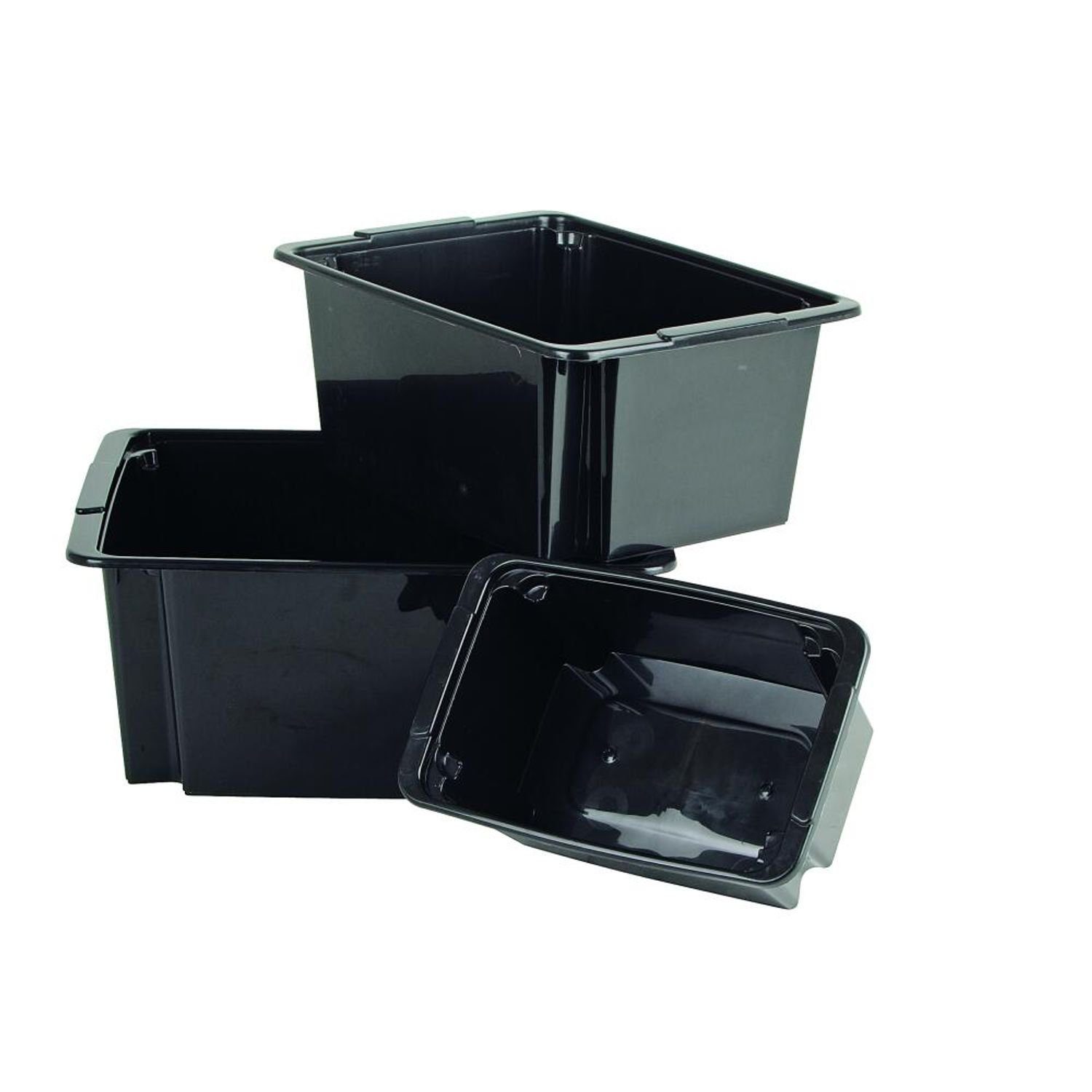 Heidrun Aufbewahrungsbox 12 x Multibox 5 Liter Drehstapelbox Aufbewahrung Boxen Kunststoffkiste