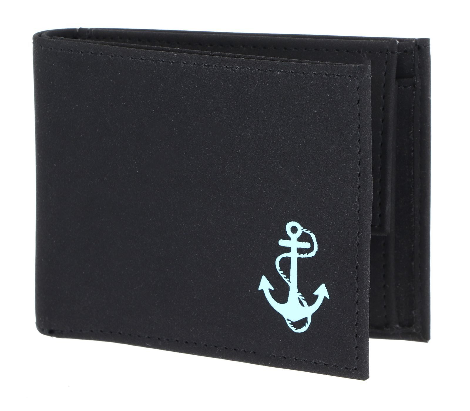 Freedom Anchor Print Cyan Black
