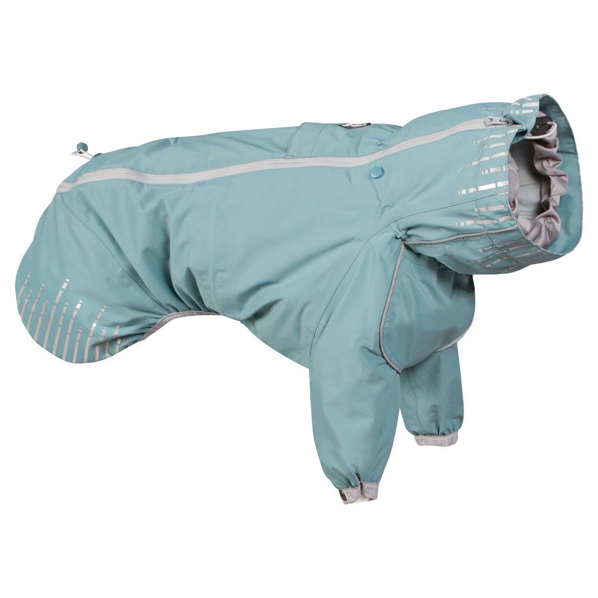 HURTTA Hundeoverall Regen-Overall Rain Blocker hellblau