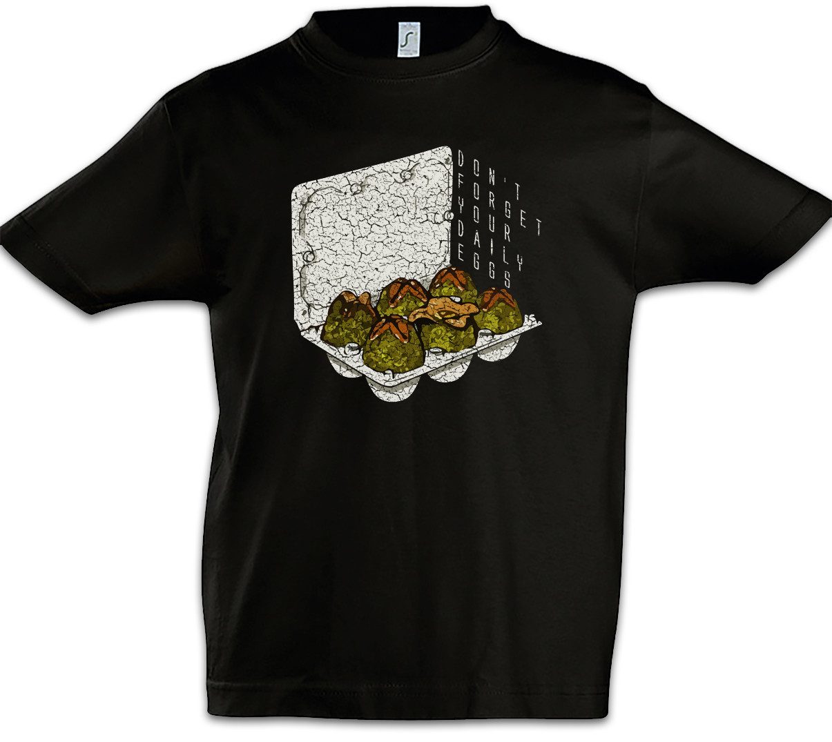 Urban Backwoods Print-Shirt Alien Eggs Kinder T-Shirt Ripley Prometheus Nostromo Weyland Movie (1-tlg) Film Fan Saga Face