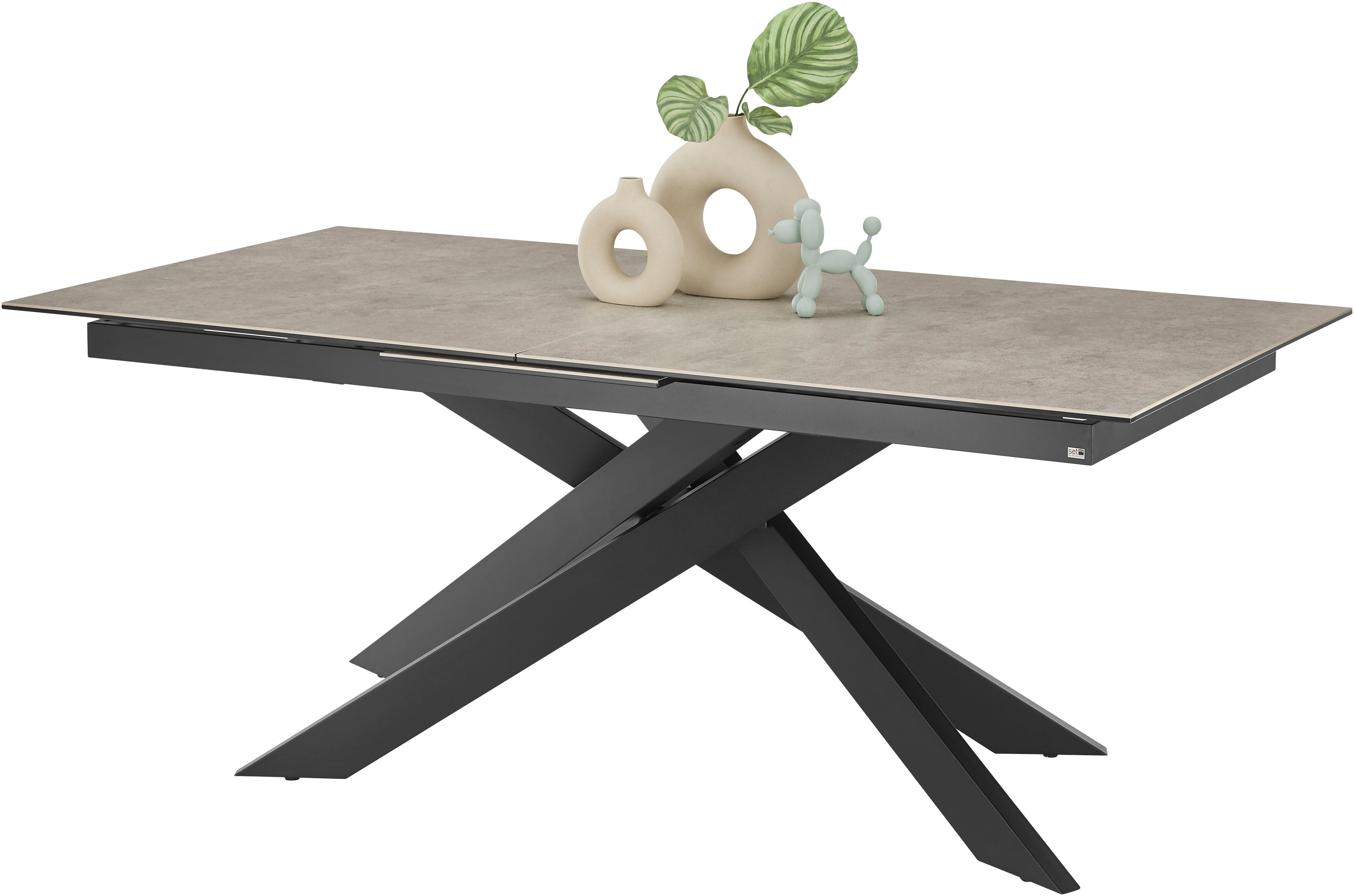 set one by Musterring Esstisch Baltimore, Platte aus Glas-Keramik, ausziehb günstig online kaufen