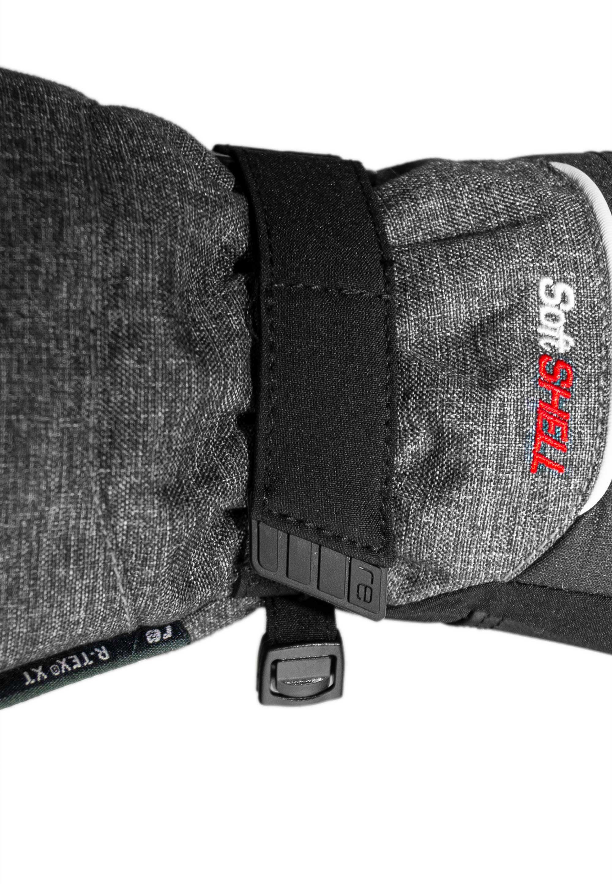 Reusch Skihandschuhe Kondor R-TEX® XT Junior schwarz-grau atmungsaktiver Insert-Membran mit