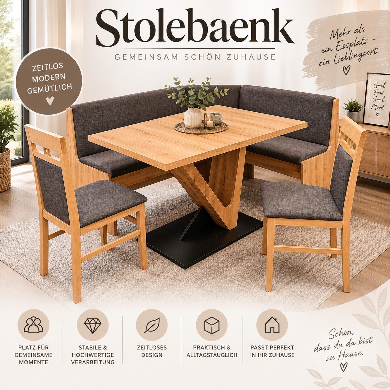Skandinavische Eckbankgruppen online kaufen