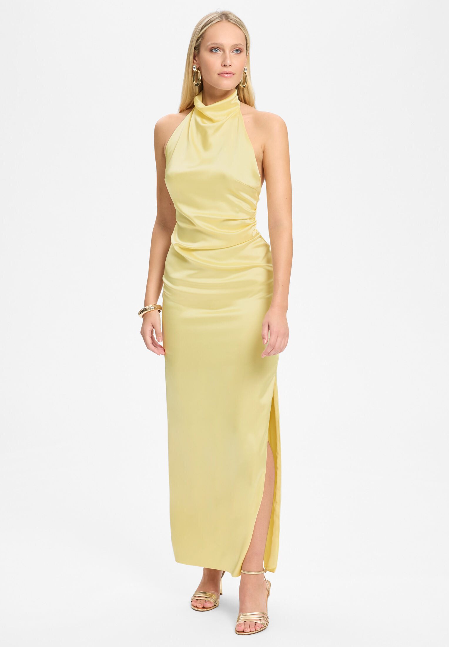 SWING Abendkleid - Abendkleid aus Stretch Satin Figurbetonte Passform