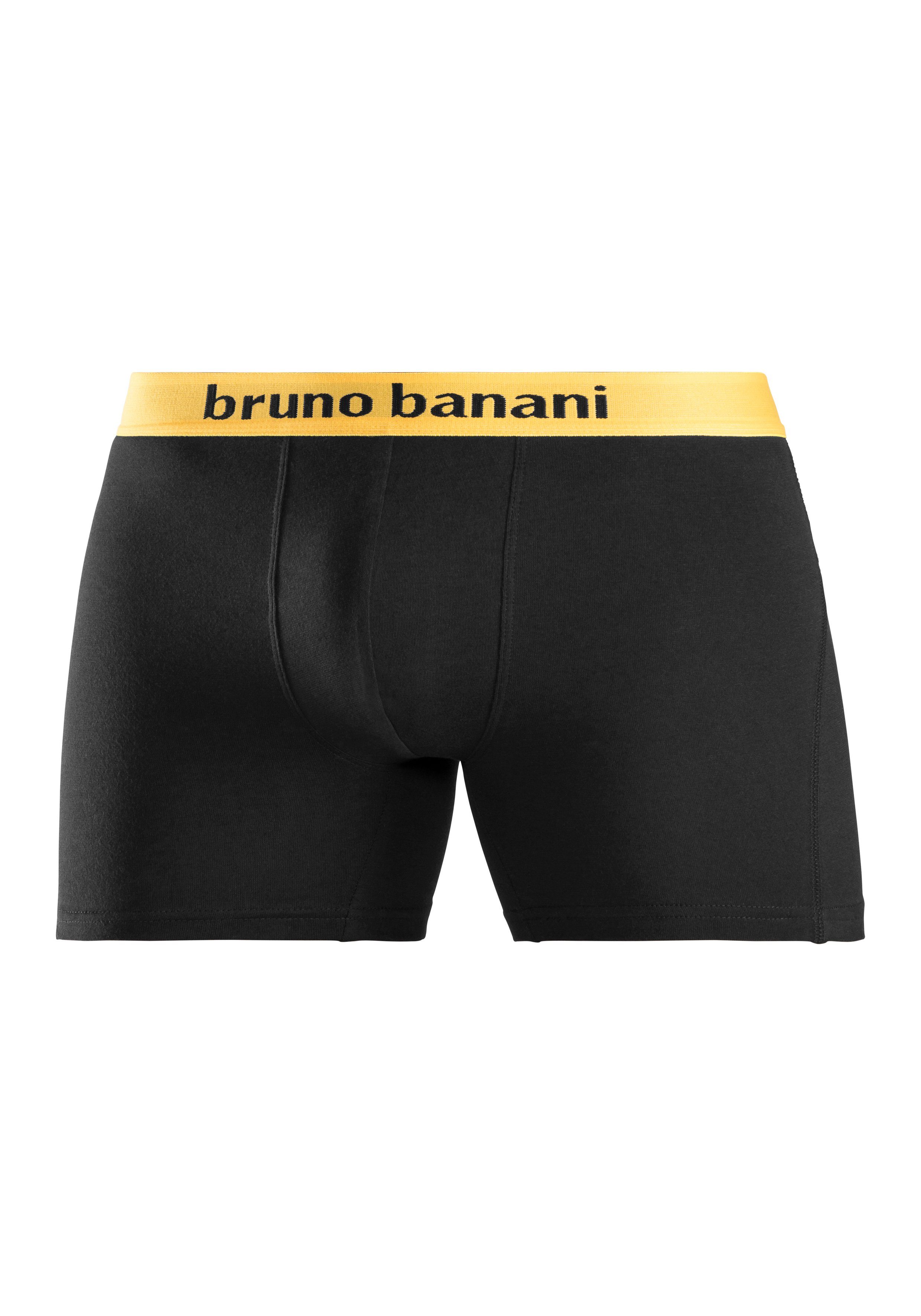 Bruno Banani Boxer Boxershorts für Herren (Packung, 4-St) mit längerem Bein und auffälligen Logobund – Bild 4 von 5