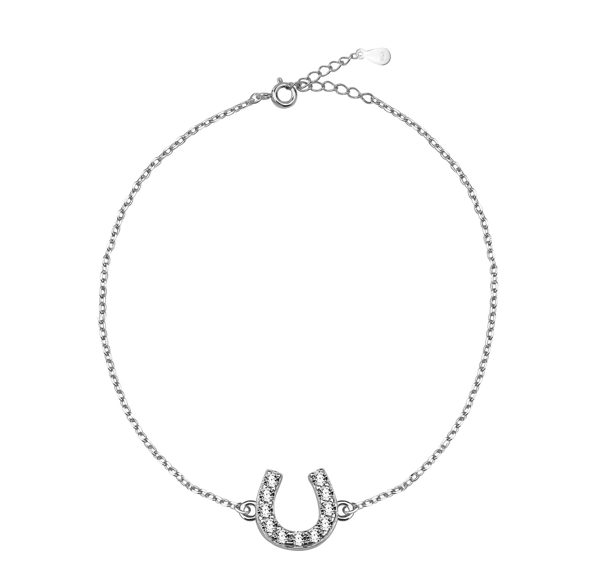 Sofia Milani Damen 925 (Armband), Silber Schmuck Hufeisen Armband