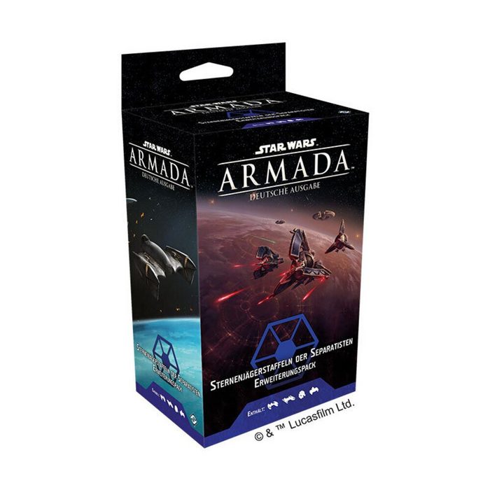 Asmodee Spiel Star Wars: Armada - Sternenjägerstaffeln der Separatisten. Erweiterung