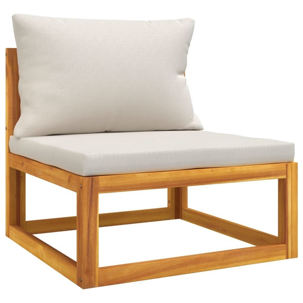 vidaXL Sofaelement 2-tlg. Garten-Sofa-Set mit Kissen Massivholz (1 St)