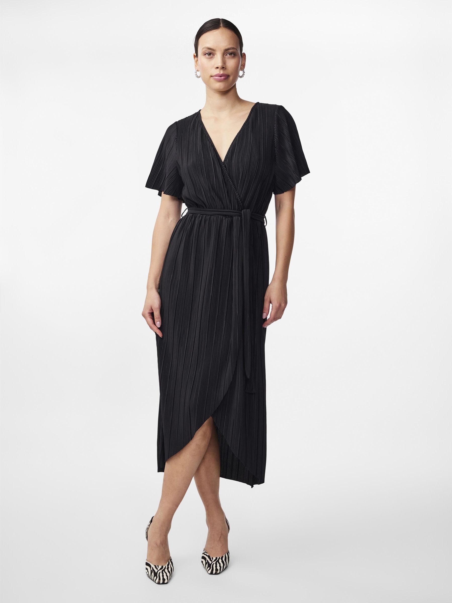 Y.A.S Midikleid YASOLINDA SS MIDI WRAP DRESS S. NOOS