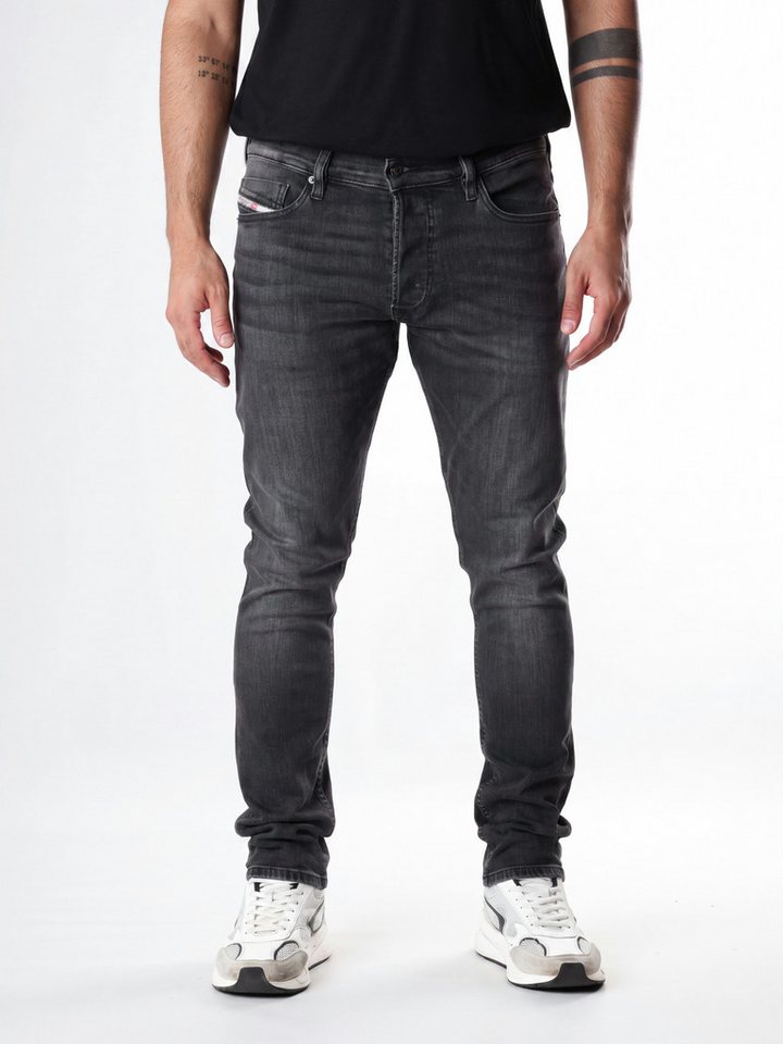 Diesel Skinny-fit-Jeans Schmale Röhrenjeans - TEPPHAR-X Leichter Denim, hoher Stretch