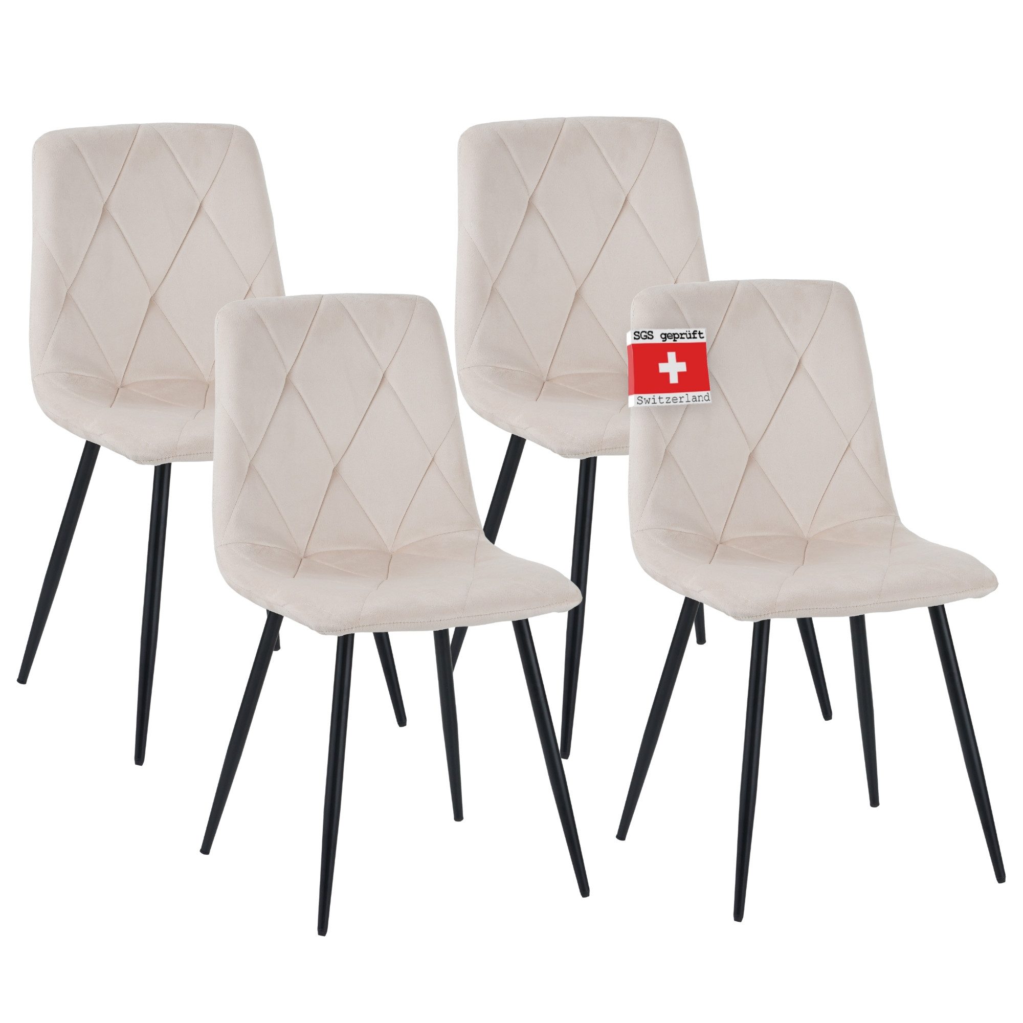 Albatros International Esszimmerstuhl Esszimmer Stühle 4 er Set DORA, Stuhl günstig online kaufen
