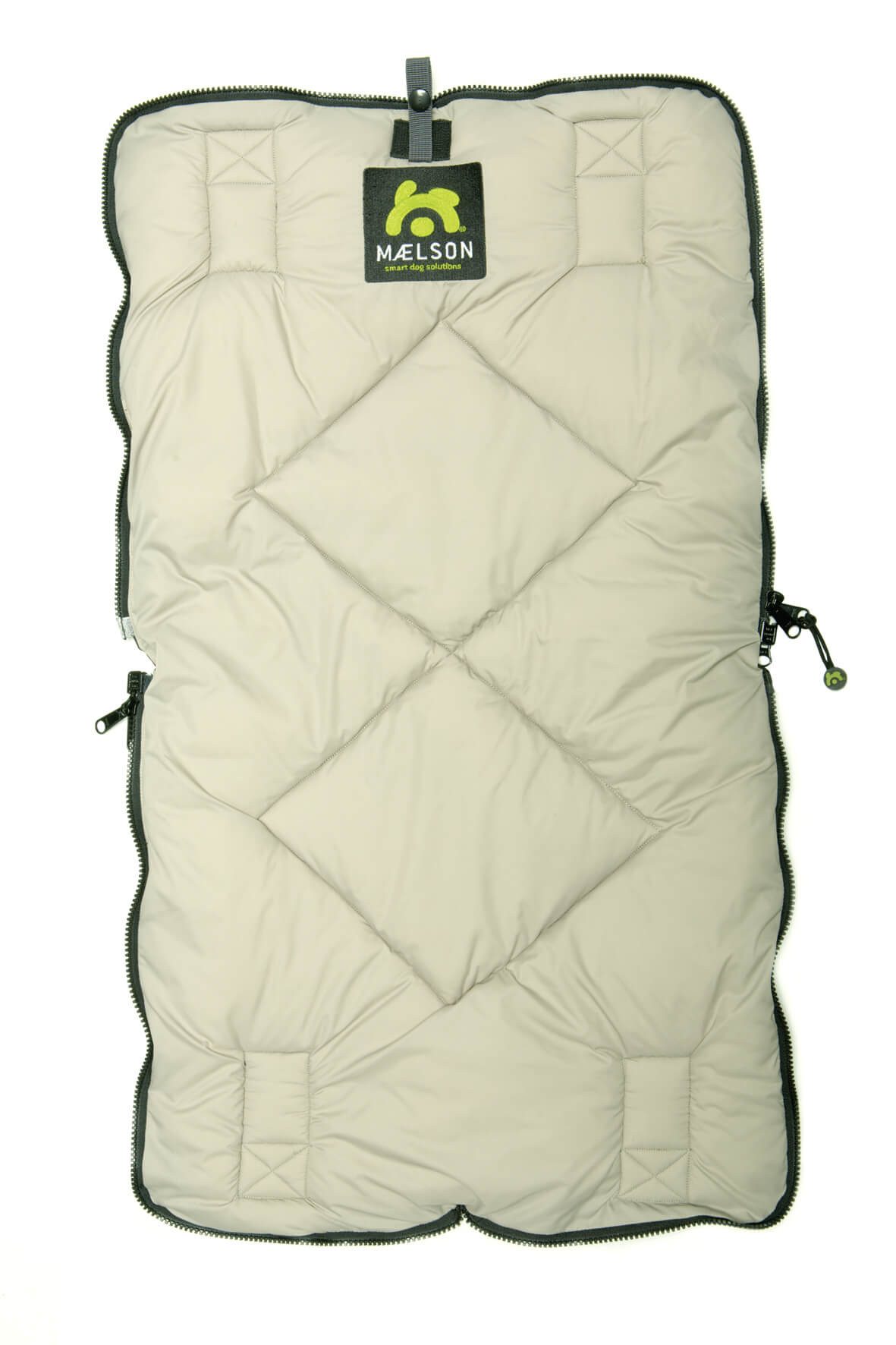MAELSON Tierdecke Cosy Roll Hundedecke - Farbe: Schwarz, Beige