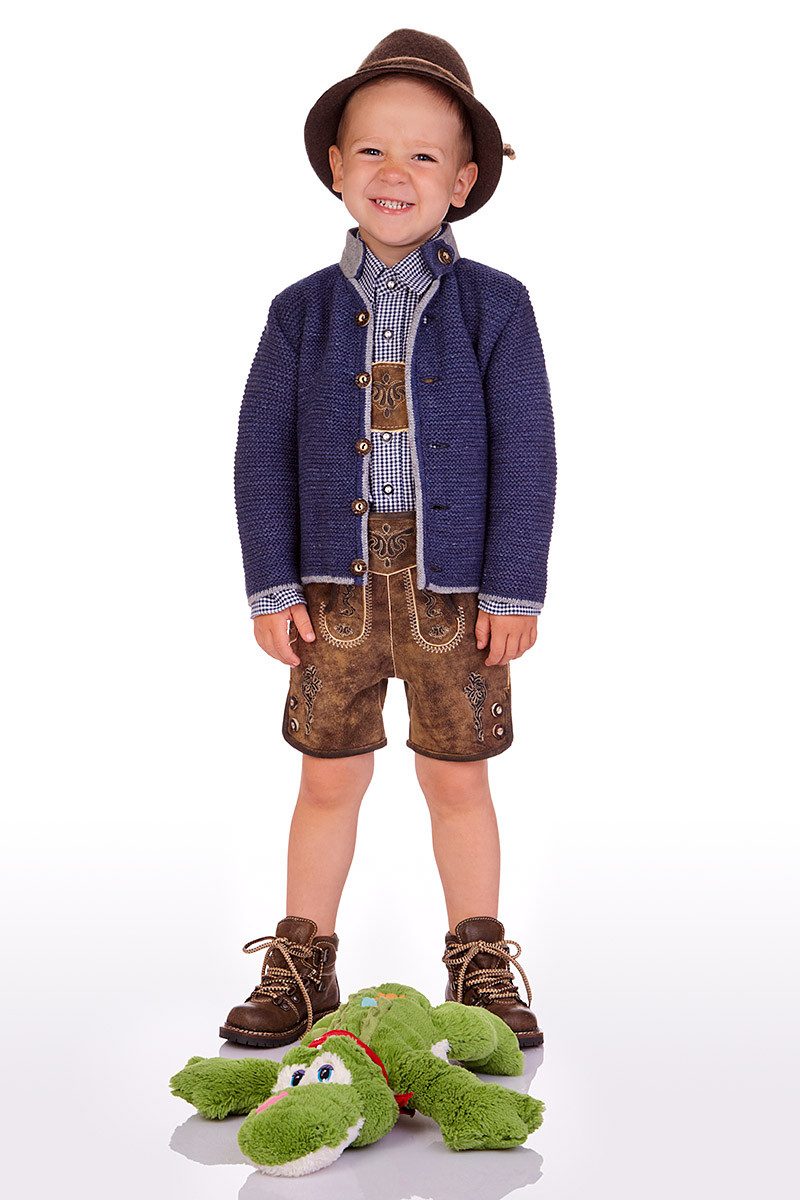 Isar-Trachten Lederhose Lederhose Kinder - JOEL - eiche