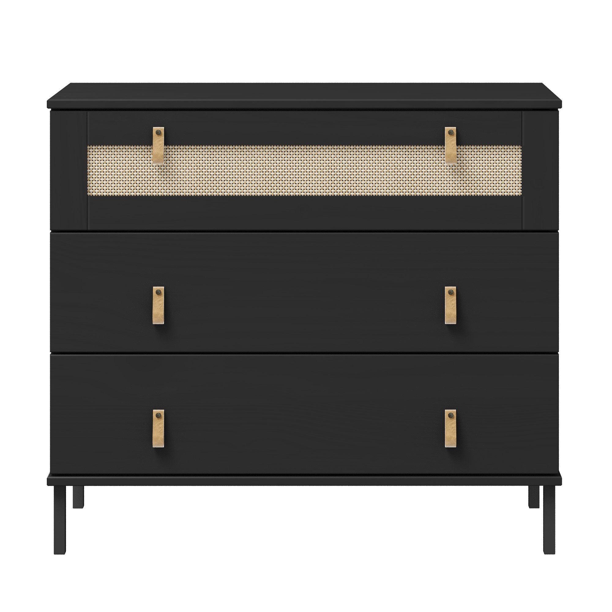 Woodroom Sideboard Valenica, Kiefer massiv lackiert, BxHXT 90x80x40 cm