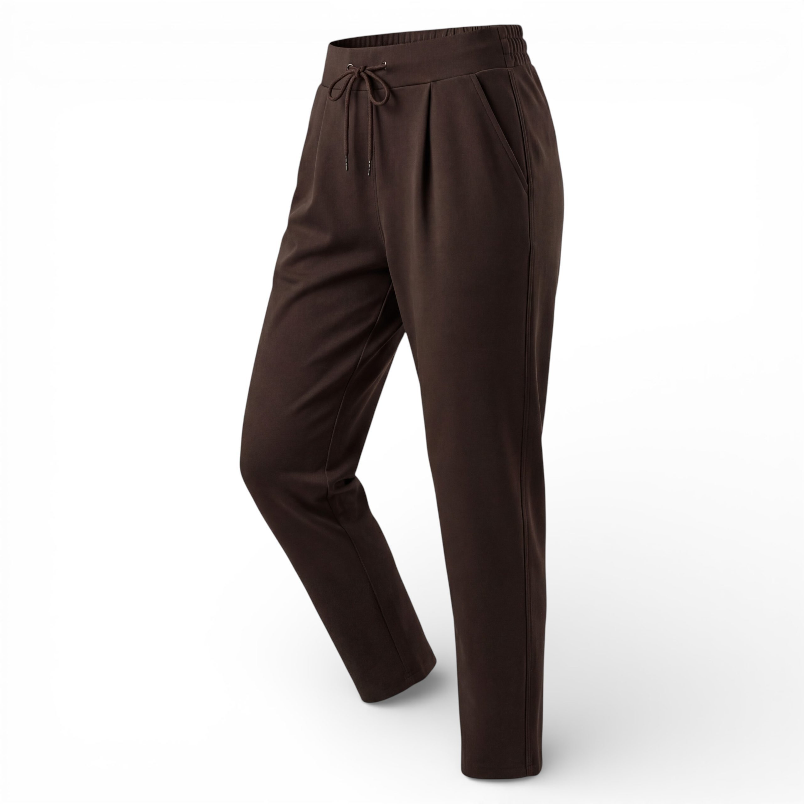 OriginalYou Chinohose Schlupfhose Damen Stretchhose Freizeithose Business Style auch in großen Größen erhältlich, mit Kordelzug – Bild 2 von 5