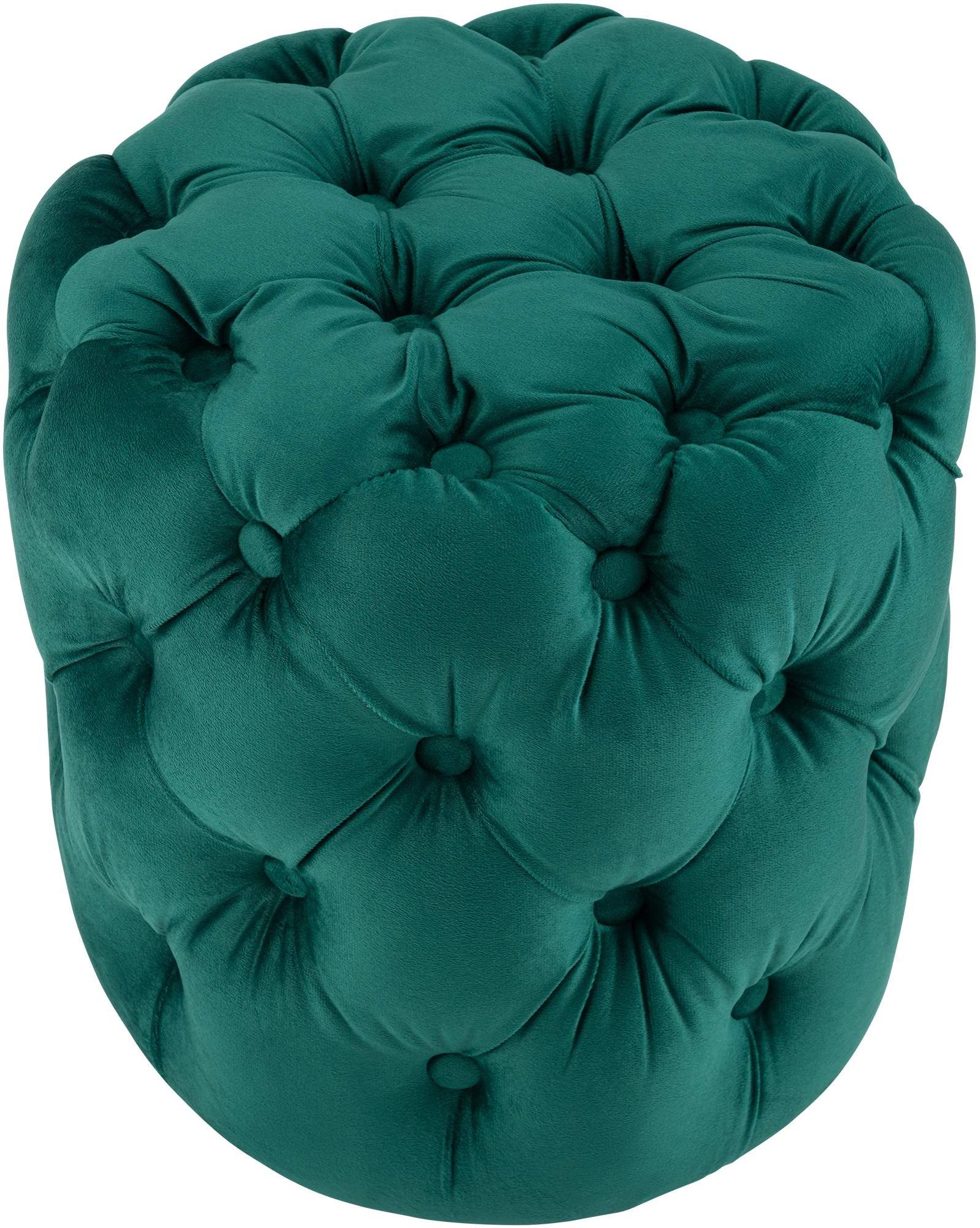 CLP Sitzhocker Drancy Samt, gepolstert mit günstig online kaufen