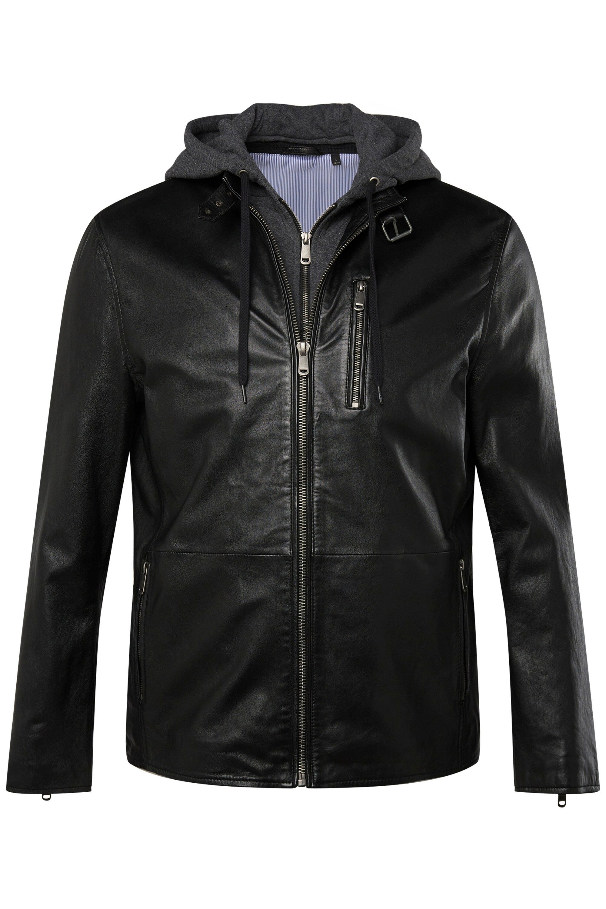 Men Plus Lederjacke Men+ Lederjacke Leder günstig online kaufen
