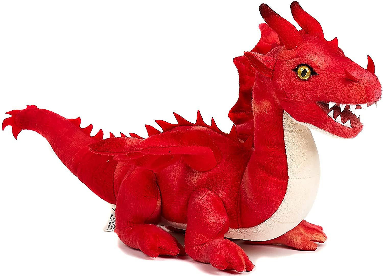 Uni-Toys Kuscheltier Drache - verschiedene Farben und Größen - Plüschtier, zu 100 % recyceltes Füllmaterial