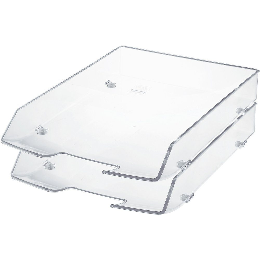 HAN Briefablage HAN 1028-23 WAVE EXCLUSIV Briefablage DIN A4, DIN C4 Transparent, Glas