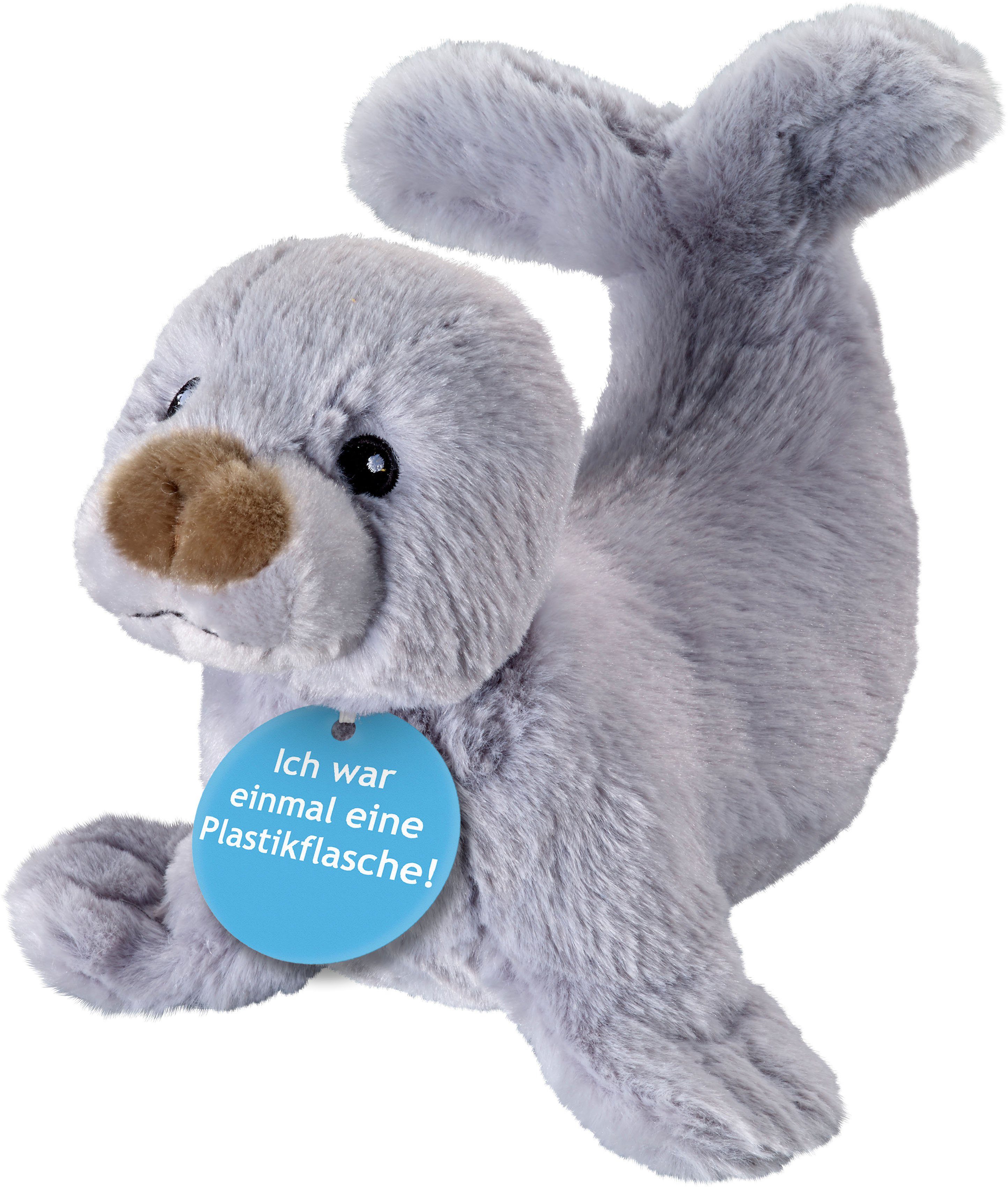 Heinrich Bauer Kuscheltier ECO-Line, Seehund liegend, aus recyceltem Material