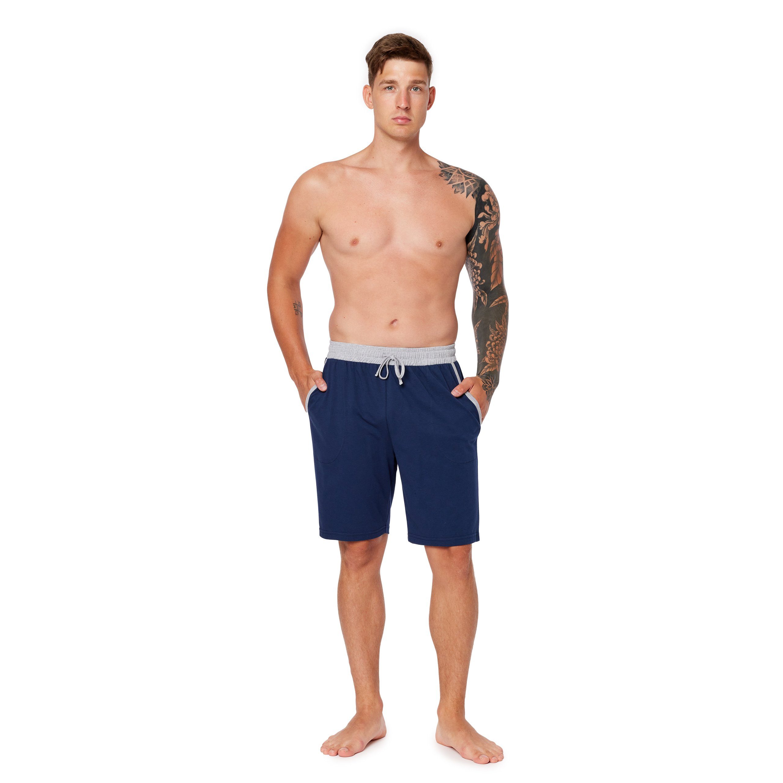 Ladeheid Pyjamashorts Herren Schlafanzughose kurz Herren günstig online kaufen