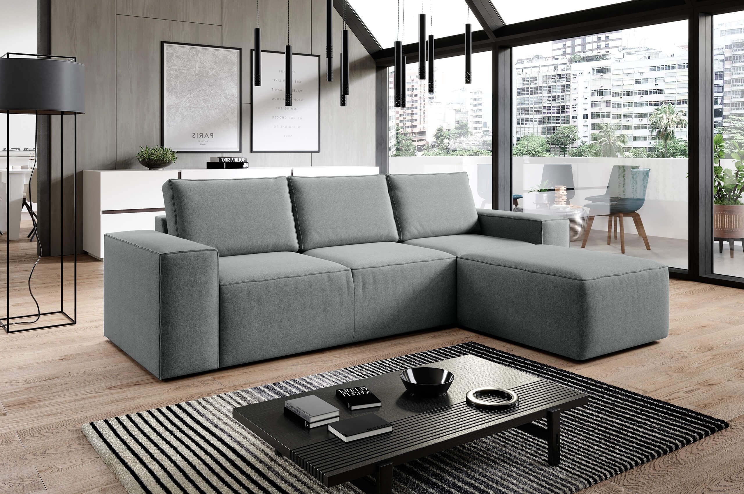 MF Design Polsterecke Rush, mit Bettfunktion