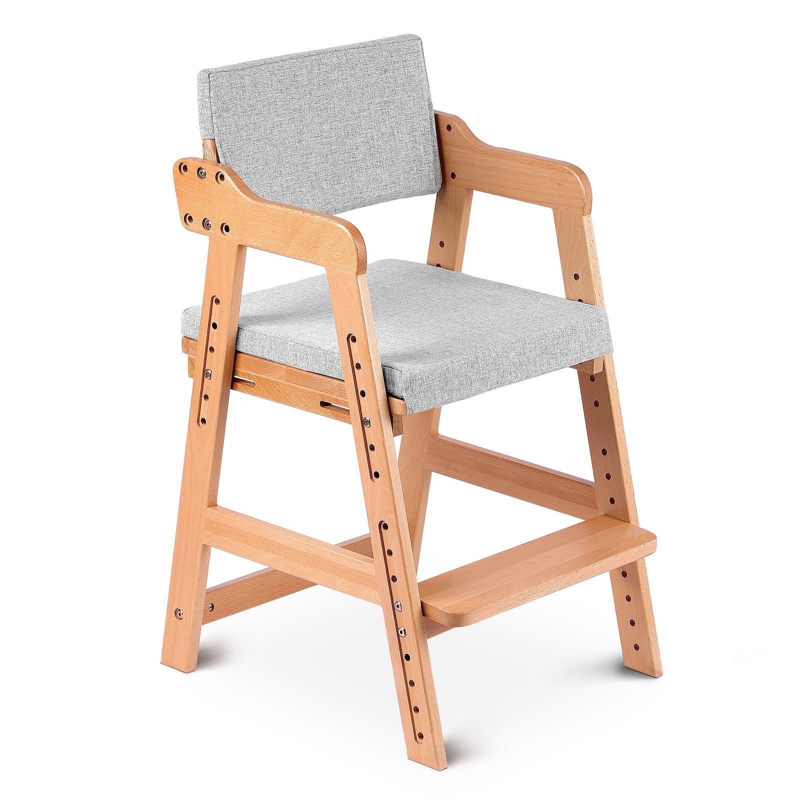 Ezebaby Holzstuhl Mitwachsender Holz Stuhl Kinderstuhl günstig online kaufen