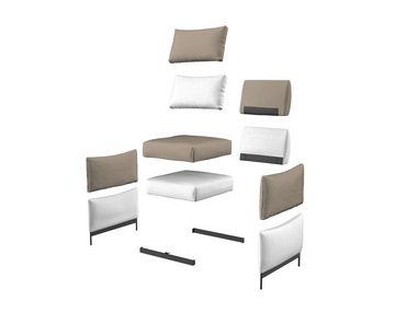 Tenksom 3-Sitzer Kayto Sofa, TV-Couch, Dreisitzer, Bezüge wechselbar, Teile einzeln erhältlich, robuste Unterkonstruktion