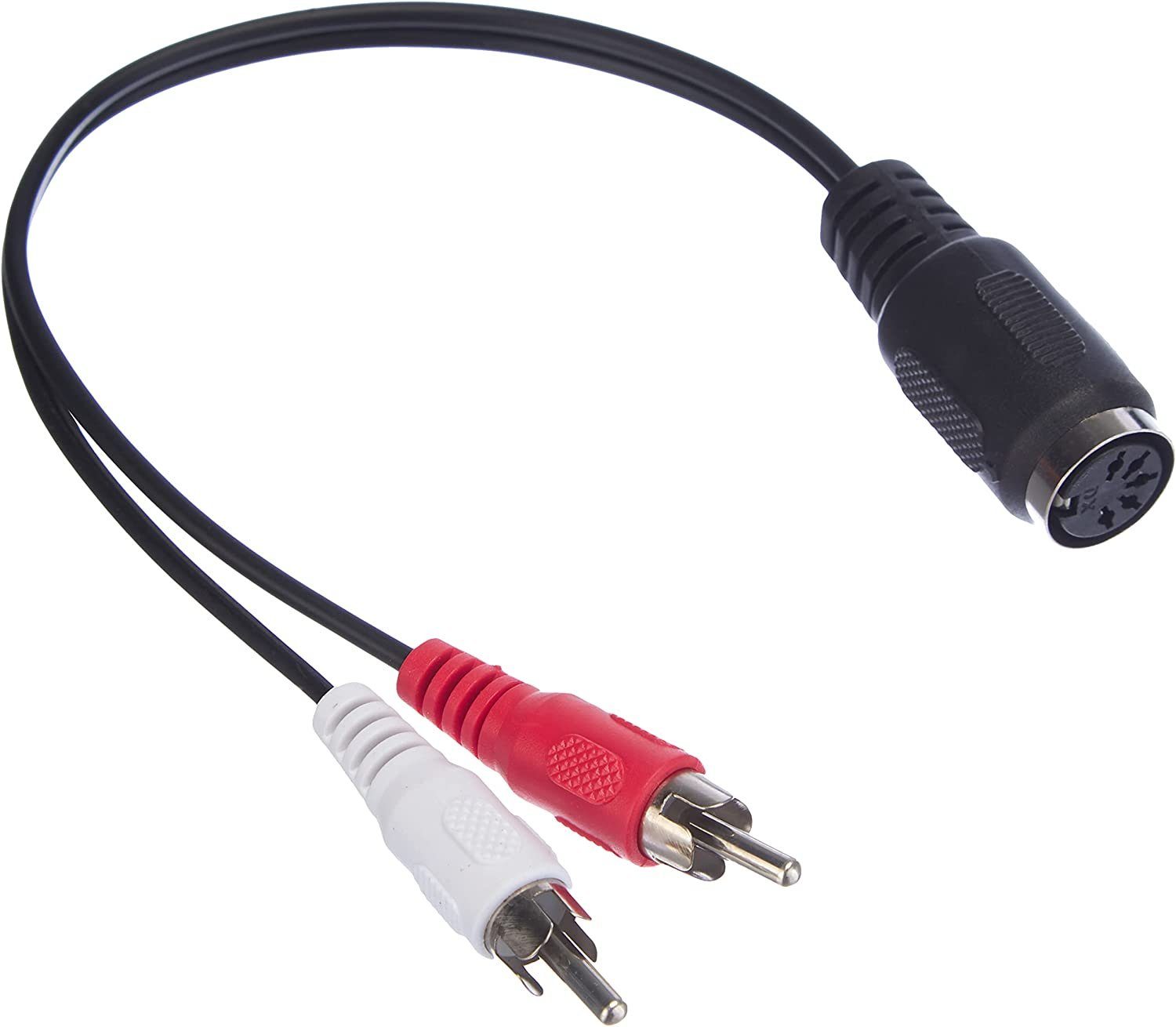 GOOD CONNECTIONS Audio Adapter 5-pol DIN Buchse an 2x Cinch Stecker, 0,2m,  Good Connect Audio-Adapter