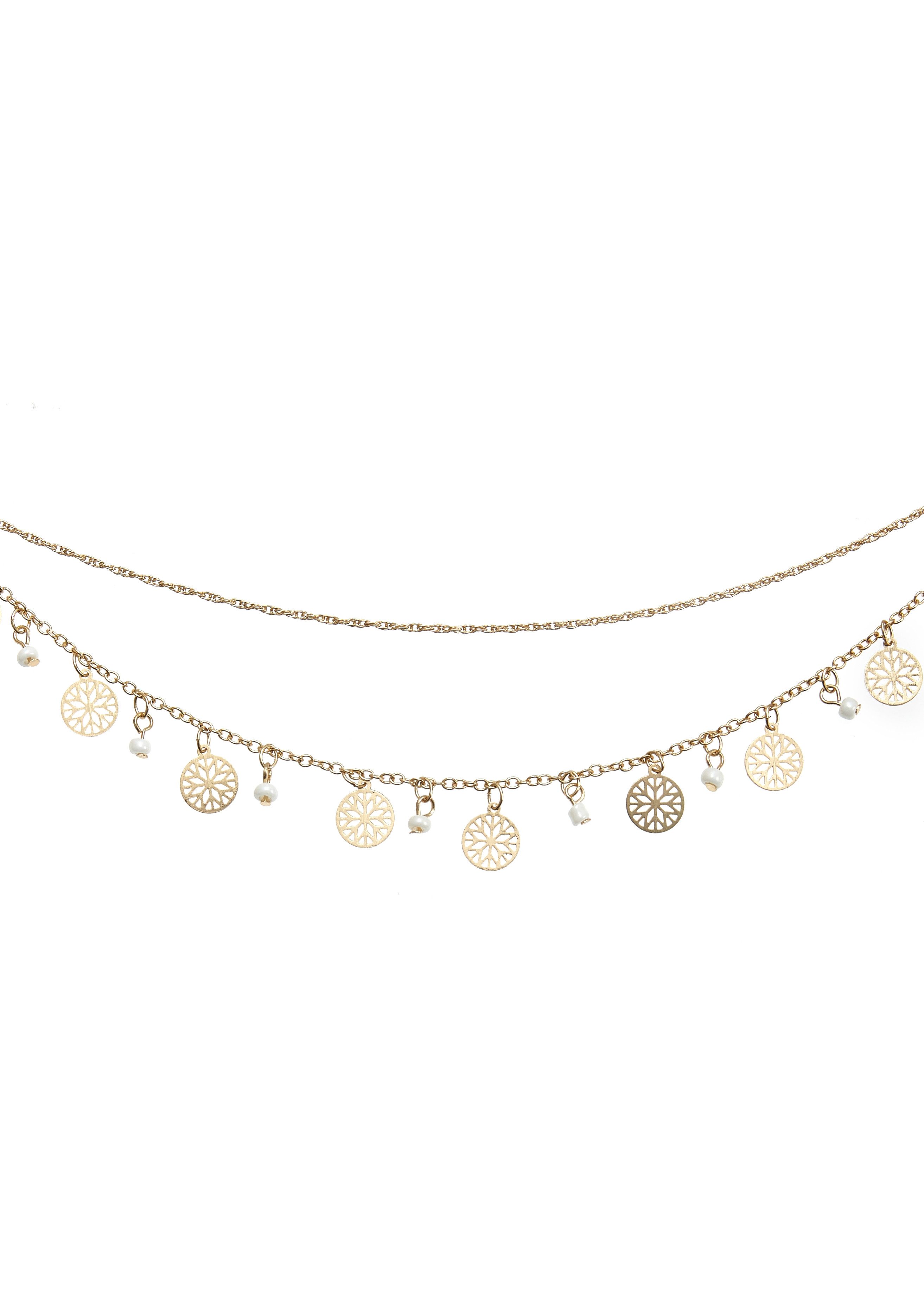 LASCANA Fußkette mit Anhänger, Fußkettchen-Armband, Fußkettchen mit Anhänger, Fußschmuck